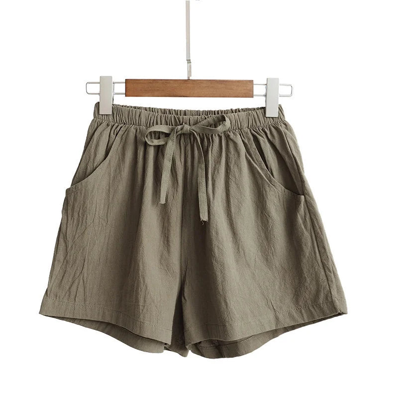 Women’s Casual High-Waist Summer Shorts – Breathable & All-Match